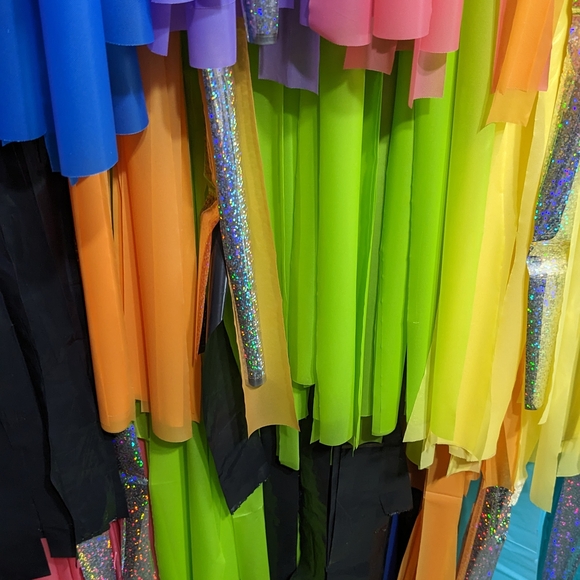 Colorful Fringe Backdrop - Picture 2 of 4